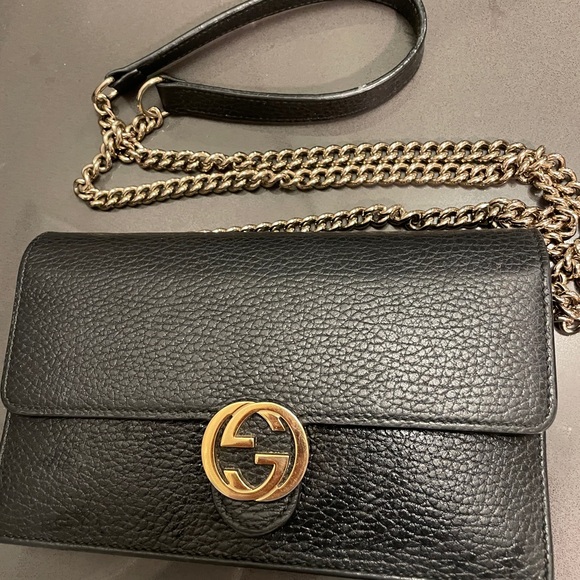 Gucci Bags Gucci Interlocking Wallet On Chain Poshmark